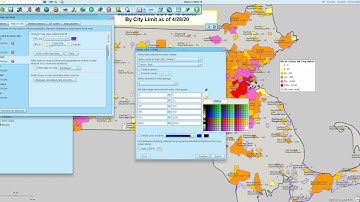 Create a COVID-19 Map by City Limit | Map Business Online