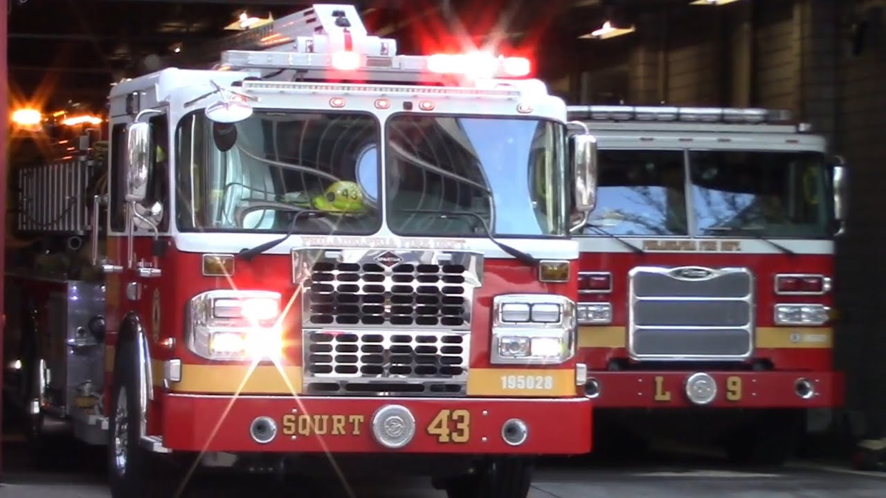 Fire Trucks Responding Compilation - Philadelphia Fire Department Compilation #1
