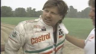 Drag Racing John Force Nitro Funny Car Explosion & Fire 1990 Indianapolis Raceway Park