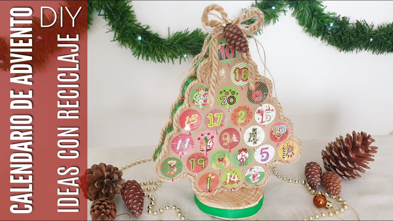 DIY CALENDARIO DE ADVIENTO 2019 | IDEAS PARA NAVIDAD 2019 CON TUBOS DE CARTÓN