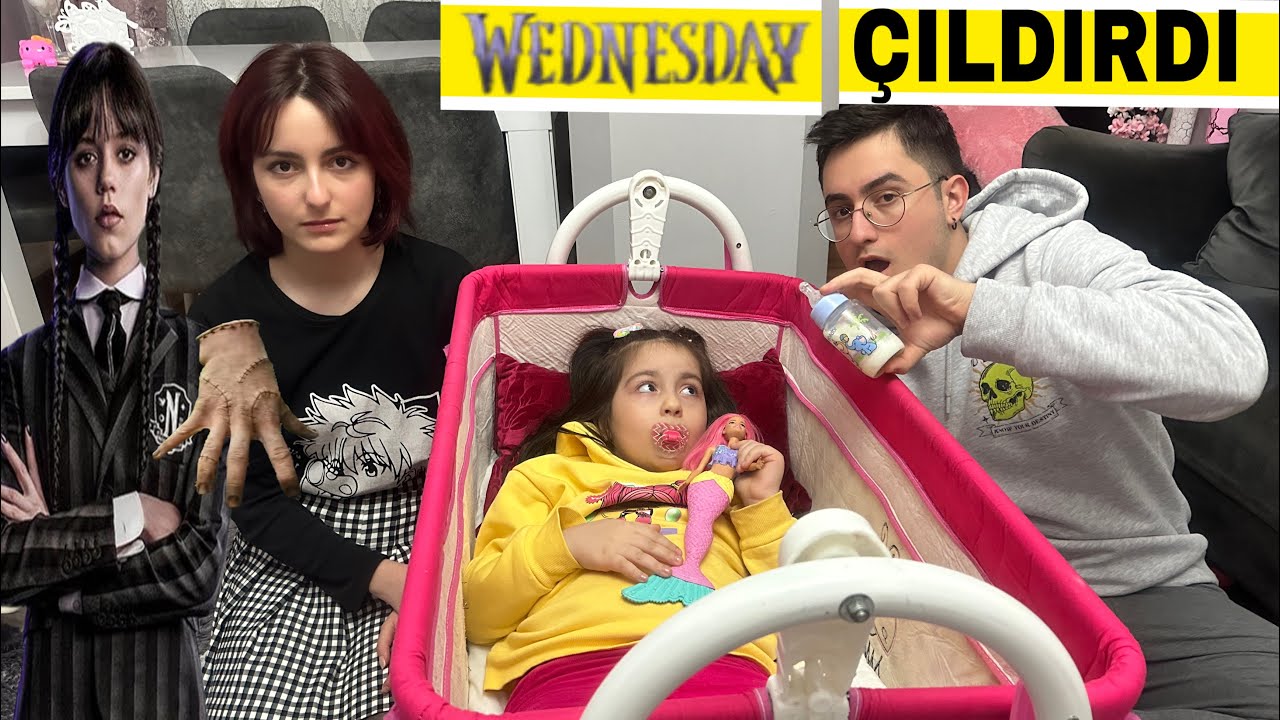 HİRANUR ZEYNEP WEDNESDAY BEBEK BAKICI ÇILDIRDI/CADI TEYZE/دي دي ميدو - لولو | قناة وناسة