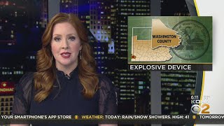 Explosive device found at gas transmission facility in Washington County