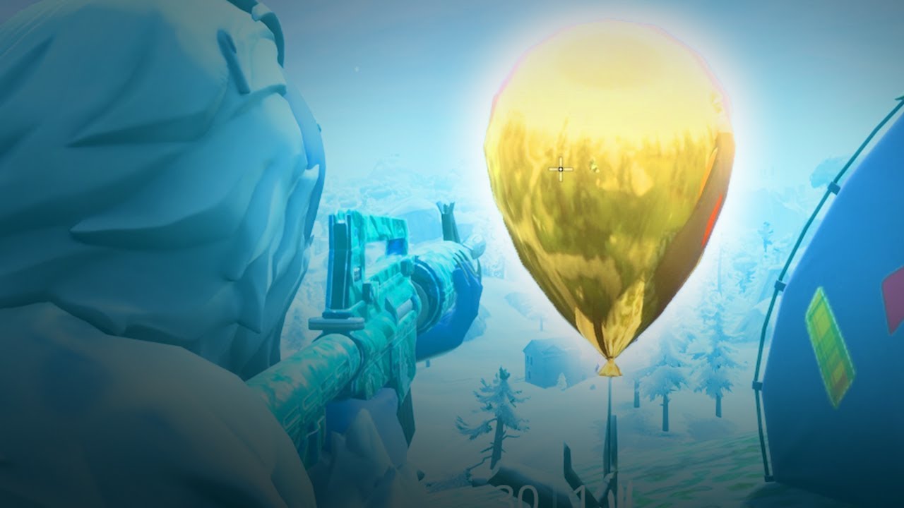 Pop 10 Golden Balloons ALL LOCATIONS!