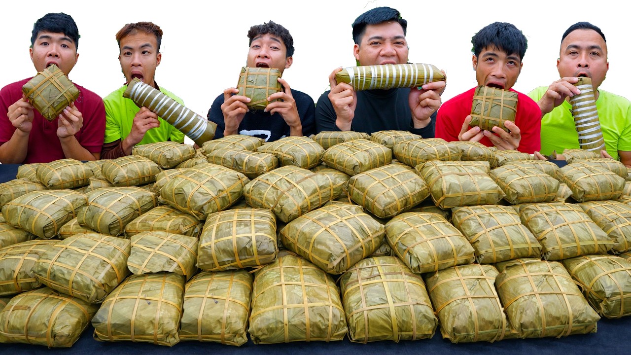 Hưng Troll | Thử Thách Người Cuối Cùng Ngừng Ăn Bánh Trưng Thắng Nhận 500$