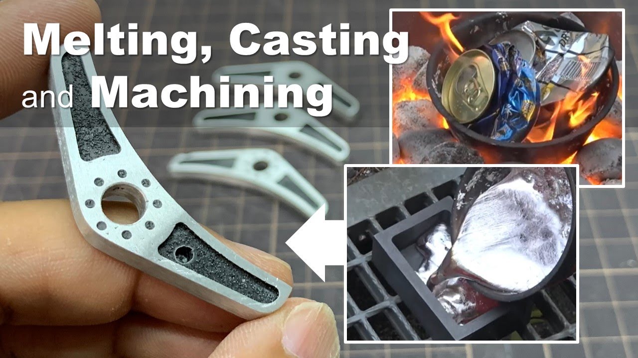 Making Parts from Melted Aluminum Can