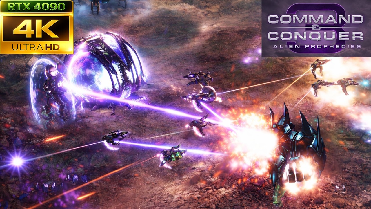 Command & Conquer 3 Alien Prophecies 8 Player Free For All The ...
