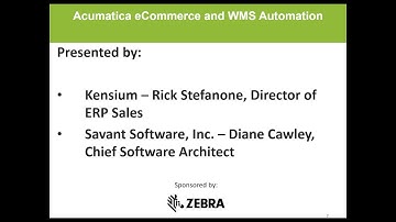 Acumatica ERP Consultant: Integrated eCommerce and WMS Automation