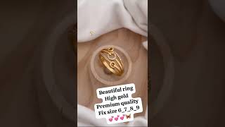 #fashion #gold #ring #trending #viral #shorts #youtubeshorts #antitarnish #latest #design #subscribe