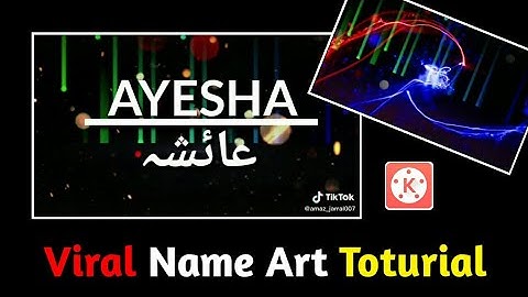 Viral Name Art Kinemaster Editing Toturial | How To Name Art Editing | Usama Rajput.