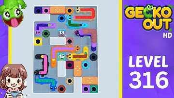 Gecko Out Level 316 Solution Walkthrough