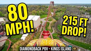 Diamondback On-Ride POV Kings Island 4K