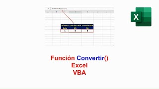 Función convertir Excel VBA Tips VBA