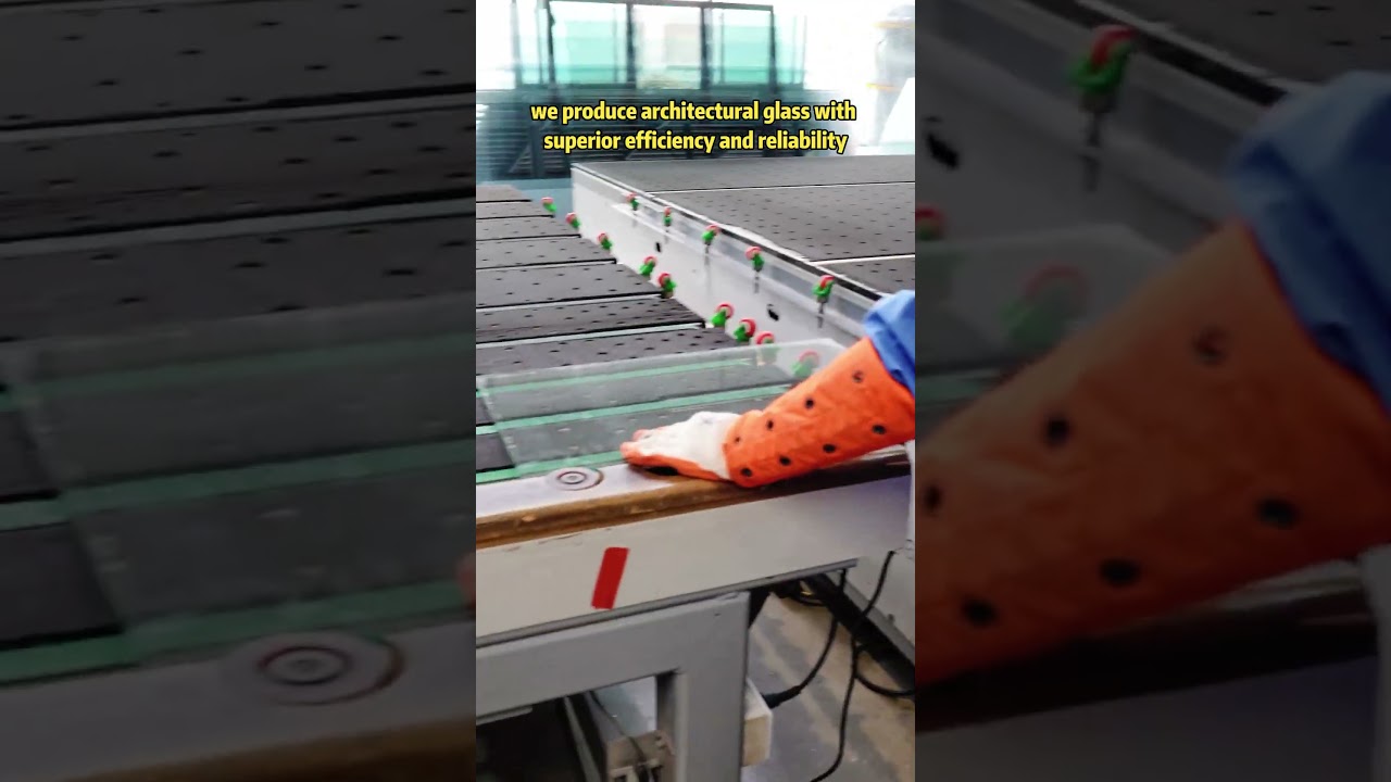 We produce architectural glass with superior efficiency n reliability 