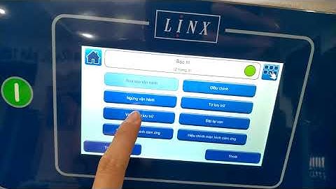 Hướng dẫn lưu trữ máy in LINX 8830