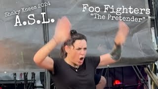 Deaf Interpreter Rocks Out to Foo Fighters “The Pretender” : Shaky Knees Music Festival 2024 Atlanta