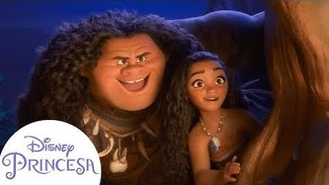 Momentos Divertidos de Moana e Maui | Disney Princesa