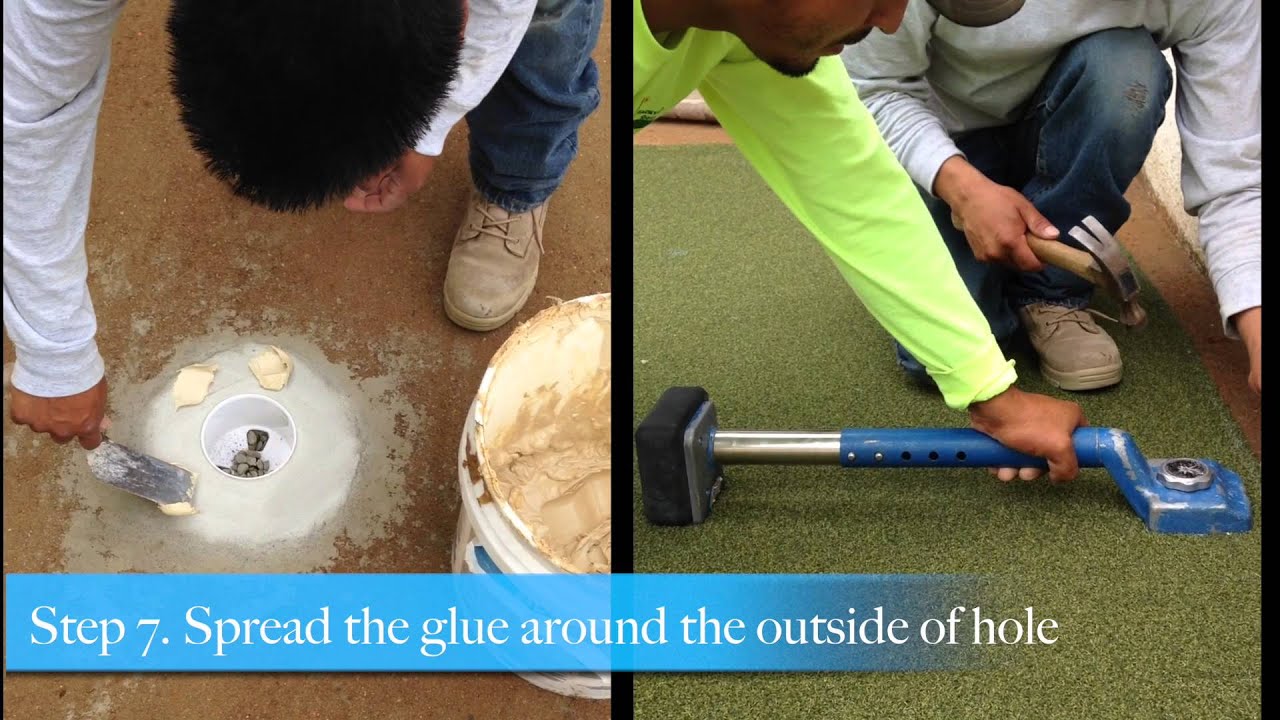 How to make a putting green in your backyard - YouTube