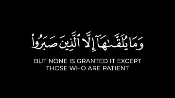 ولا تستوي الحسنة ولا السيئة | القارئ سعد أزويت شاشة سوداء كروما ايات قرانية من سورة فصلت كرومات قرآن