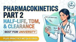 Pharmacokinetics 2 : Stop Confusing 1st & Zero Order Kinetics! (Clearance & TDM Explained Simply)