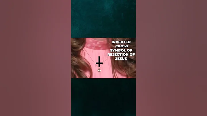 Why is Melinda Gates wearing upside down cross?