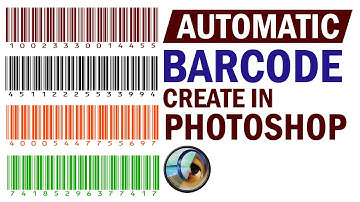 How To Create Automatic Barcode in Photoshop Tutorial ! Photoshop Tips & Tricks