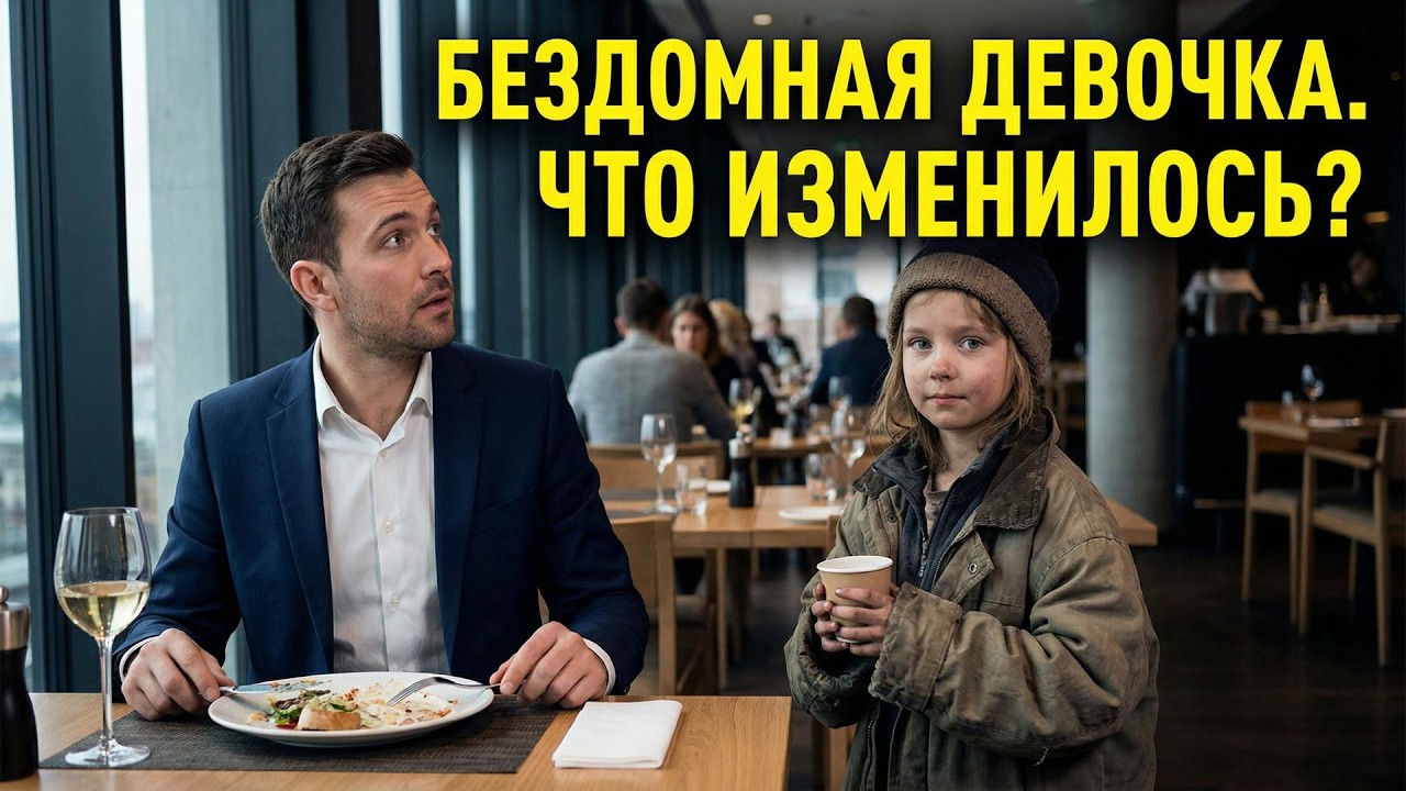 «Папа, можно я поем с тобой?» — слова бездомной девочки растрогали миллионера до слёз...