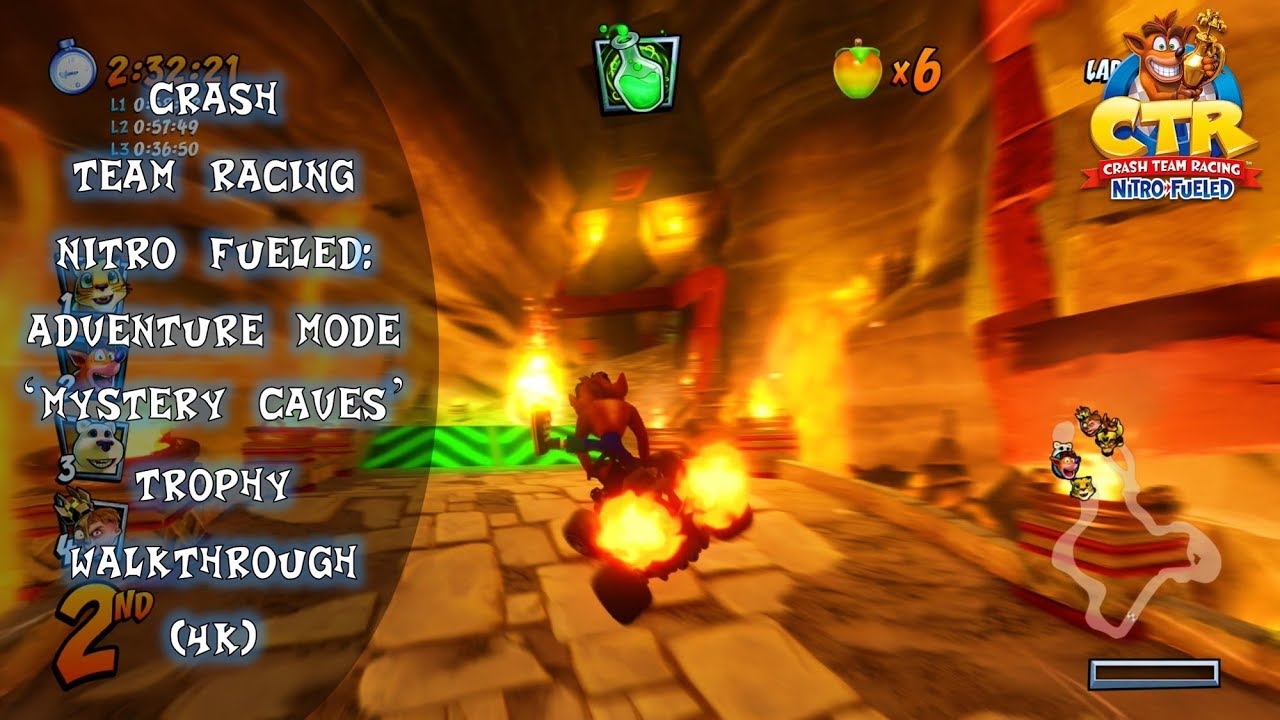 Crash Team Racing Nitro Fueled Adventure Mode 'Mystery Caves' Trophy