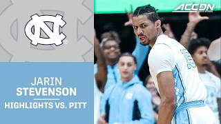 UNC Forward Jarin Stevenson Highlights vs. Pitt