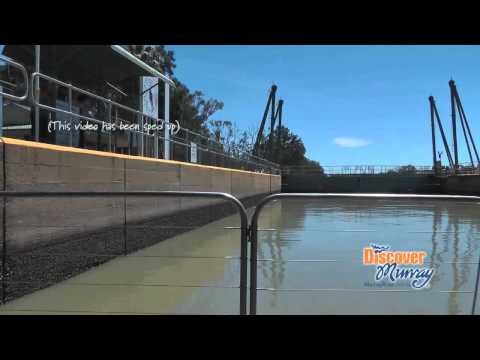 Entering a Lock on the Murray River
