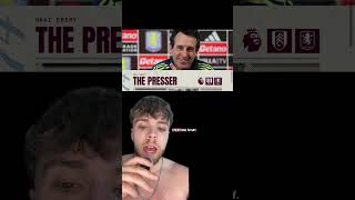 Vs Fulham Presser / Predicted👀🎙️#astonvilla #awaydays #premierleague #fulham #predifoot