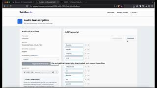 How to Export Transcripts in SRT, VTT, and Text | subgen.in Wealth
