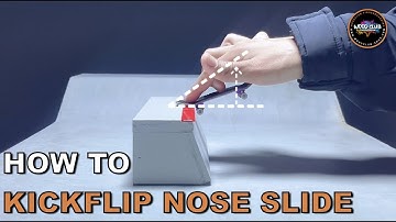 How To Kickflip Nose Slide a Fingerboard?