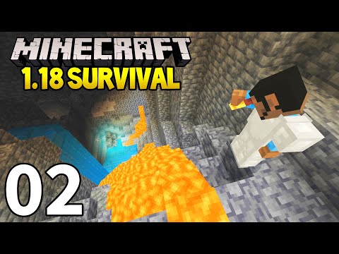 DIAMOND PUNS! - Minecraft 1.18 Survival | Ep.2