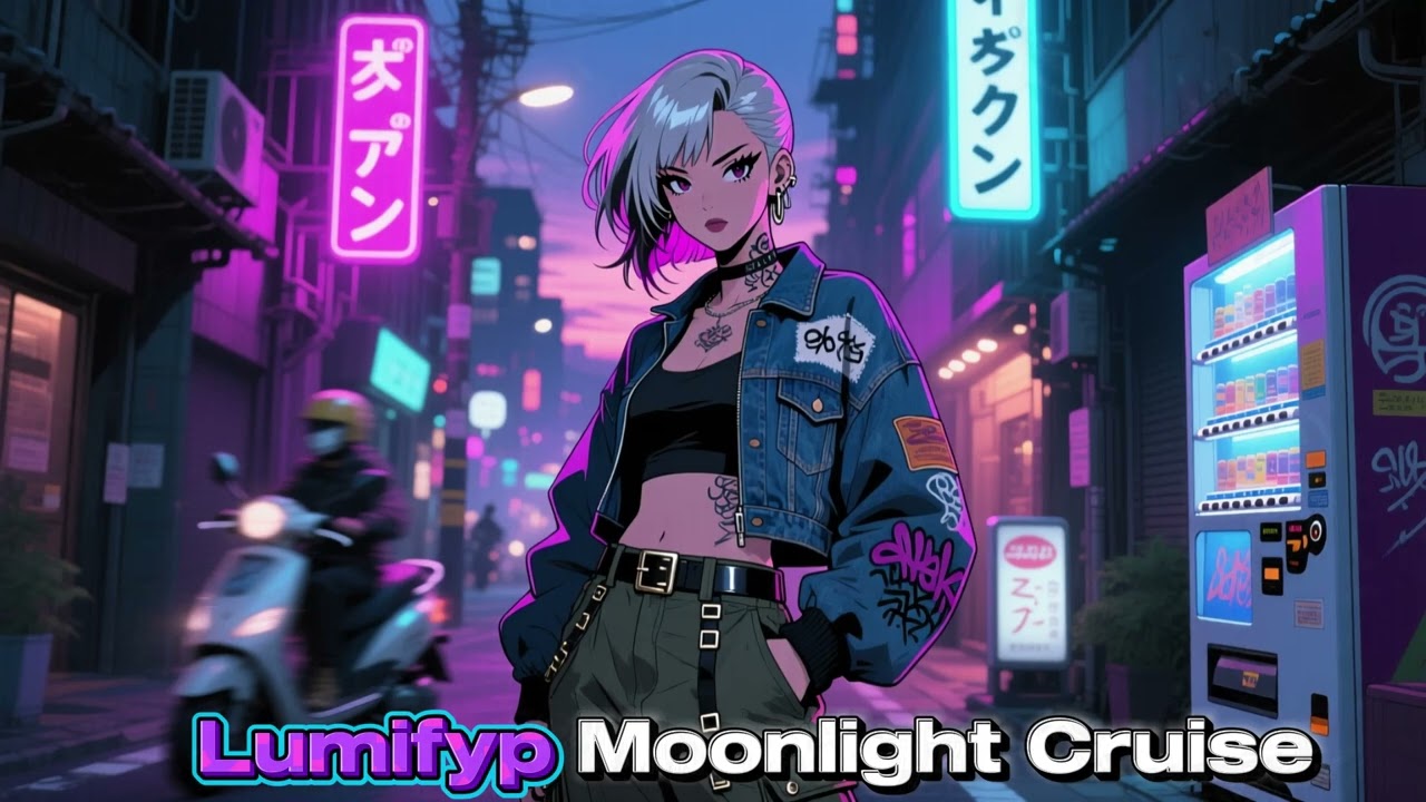 Lumifyp - Moonlight Cruise | Japanese Female Vocal Rap | Tokyo Night Flow | 80s Inspired Urban Beats