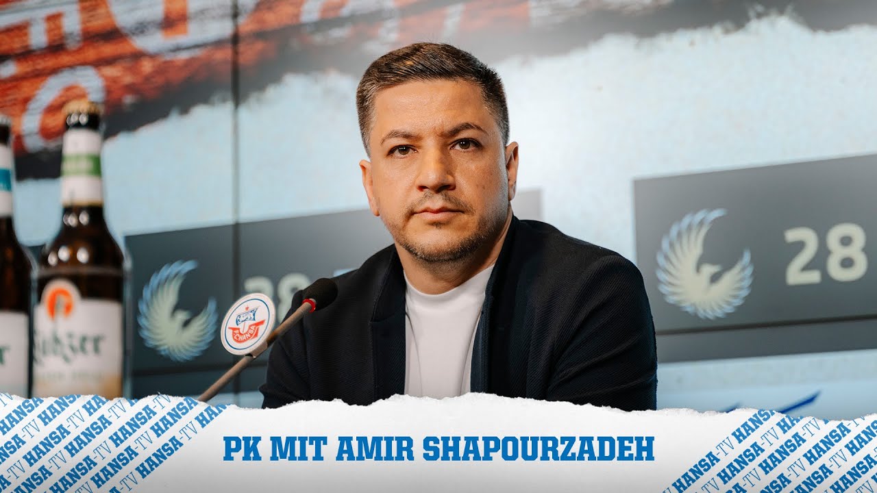 Pressekonferenz mit dem neuen Direktor Profifußball Amir Shapourzadeh!