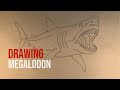 Drawing Megalodon – Extinct, but Not Forgotten! ✍️🦈