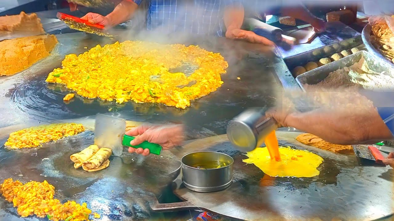 LIVE 🔴 Anda Geraiby 😋 | Hyderabad Street Food, Egg Bhurji Gravy Street Food Hyderabad Style
