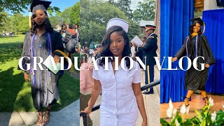 VLOG | I GRADUATED NURSING SCHOOL | PINNING CEREMONY + COMMENCEMENT + MORE | HAMPTON UNIVERSITY