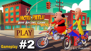 Motu Patlu Bike Racing Game #2 Patlu Bike Racing Gameplay Part-2 (Android, iOS, PC) RAHUL GFX