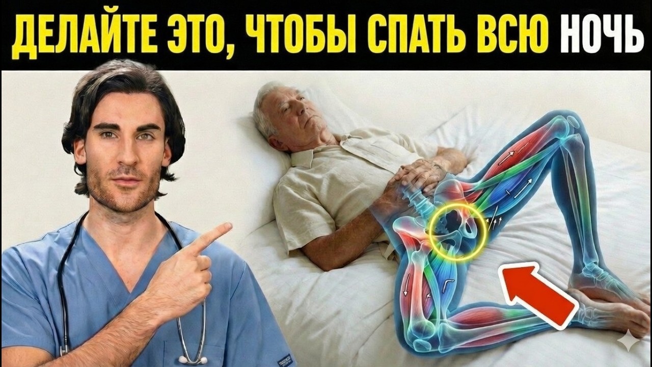 Это двухминутное упражнение расслабляет мышцу, которая будит вас ночью.