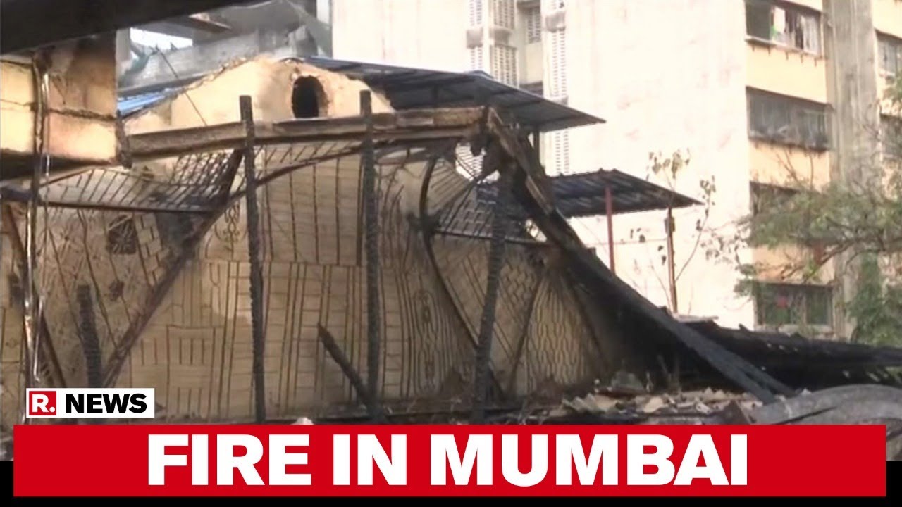 Massive Fire Breaks Out At A Clothing Shop In Mumbai's Dadar - YouTube