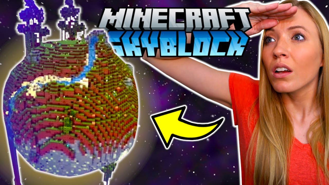 I Found A Secret Island In Minecraft SkyBlock! - YouTube