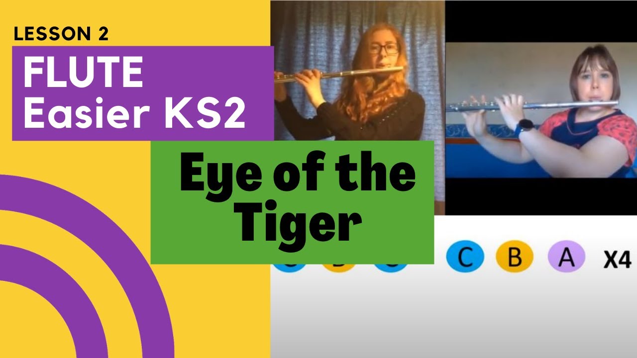 Flute Eye of The Tiger Easier KS2 Lesson 2 YouTube