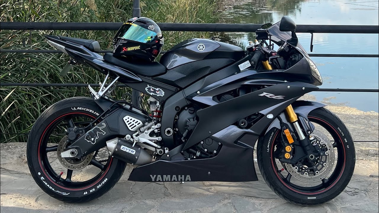 YAMAHA YZF R6 2007 GYTR Exhaust System Sound (Detailed Review, ColdStart, Pure Sound) HD