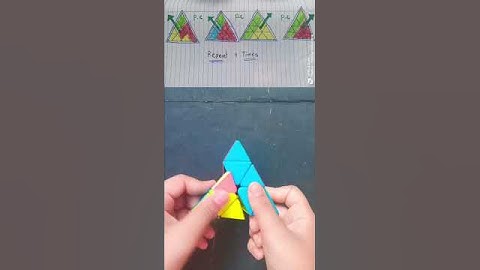 How to solve pyramid cube 😁😲 #youtube #shorts #rubikcube #@KingofCubers