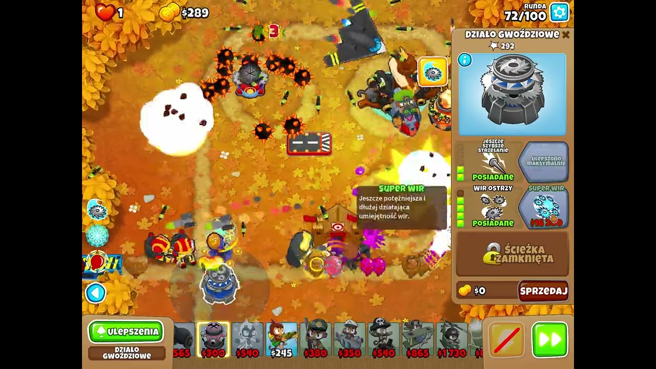 BloonsTD6 czesc 2 SKIMMPS TRUDNY w pętli