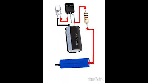 How to Make LED Flasher Circuit Using BC547 Transistor | DIY projects #diy