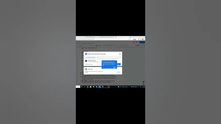 How to block someone from accessing your google docs