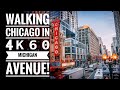 Walking Chicago ⁴ᴷ⁶⁰ - Michigan Avenue and Millennium Park (The Bean)