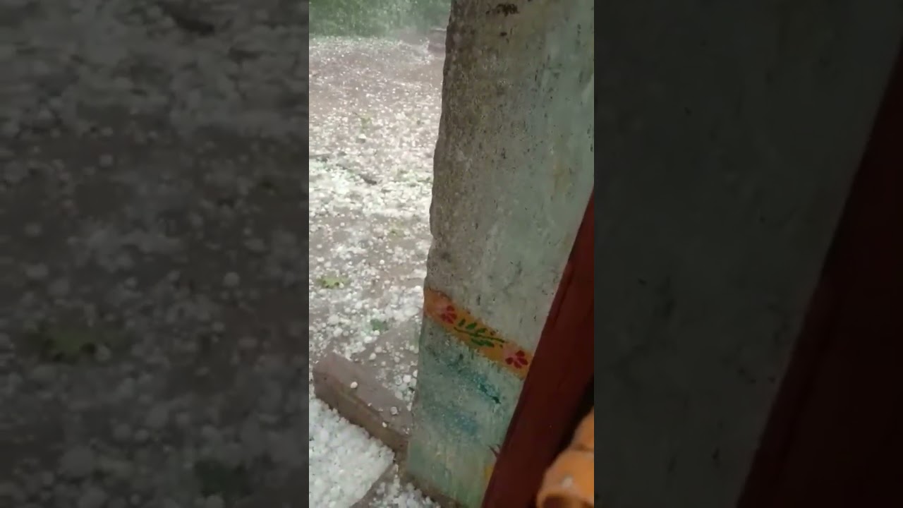 Vadagalla Vaana, Hail Storm, very sad to see, crop loss